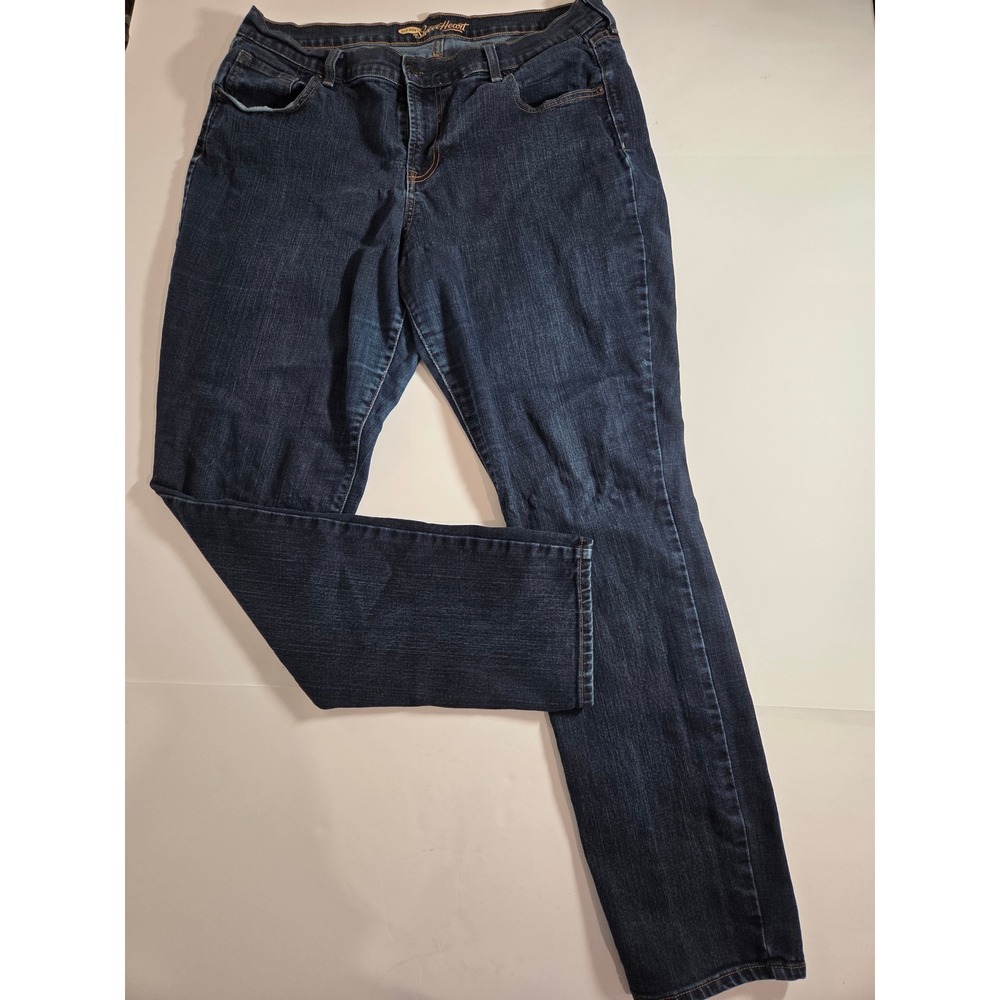 Old Navy Sweetheart Denim Jeans Women's Size 16 Long Dark Wash